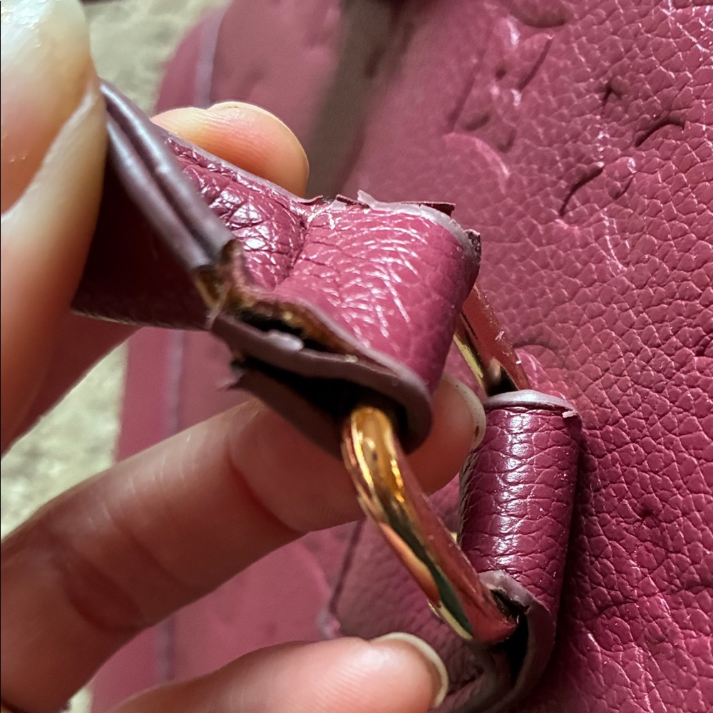 Burgundy Designer inspired Handbag - Picture 5 of 16